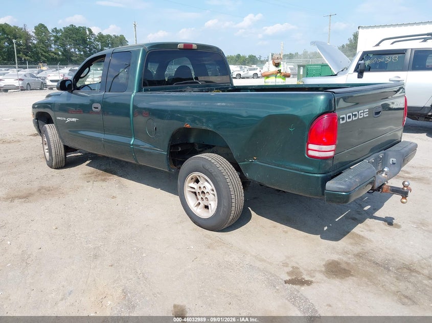 DODGE DAKOTA 2000 VIN 1B7GG22XXYS726500