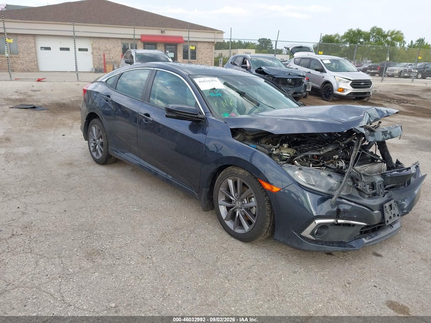 Vin: 19xfc1f39le003466, lot: 46532411, honda civic ex 2020 img_1