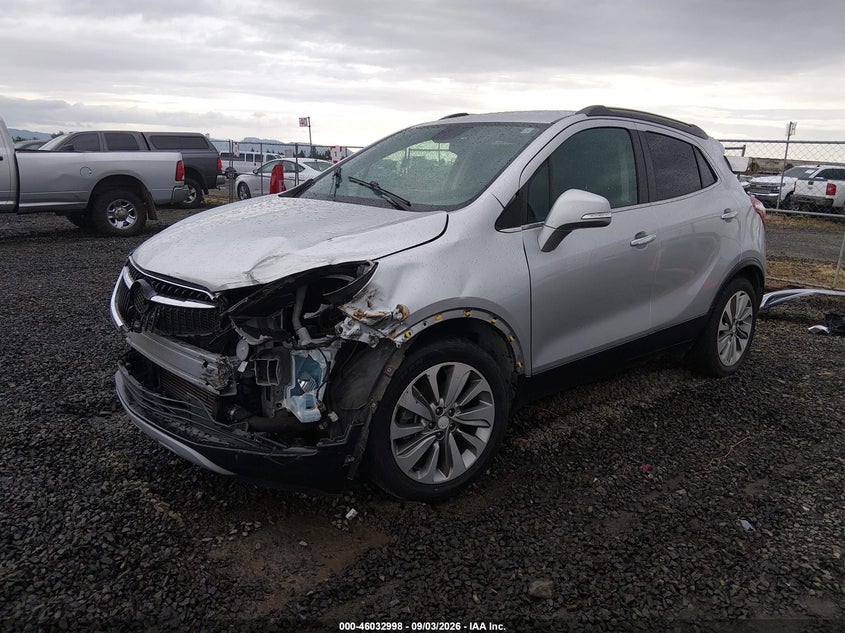 Vin: kl4cjasb5hb201532, lot: 46532417, buick encore preferred 20172