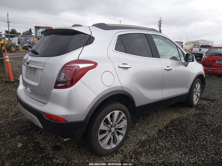 Vin: kl4cjasb5hb201532, lot: 46532417, buick encore preferred 20174