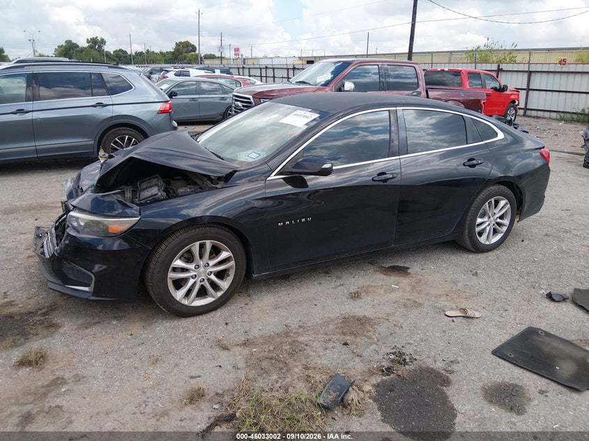Vin: 1g1ze5st3hf225334, lot: 46532421, chevrolet malibu 1lt 20172