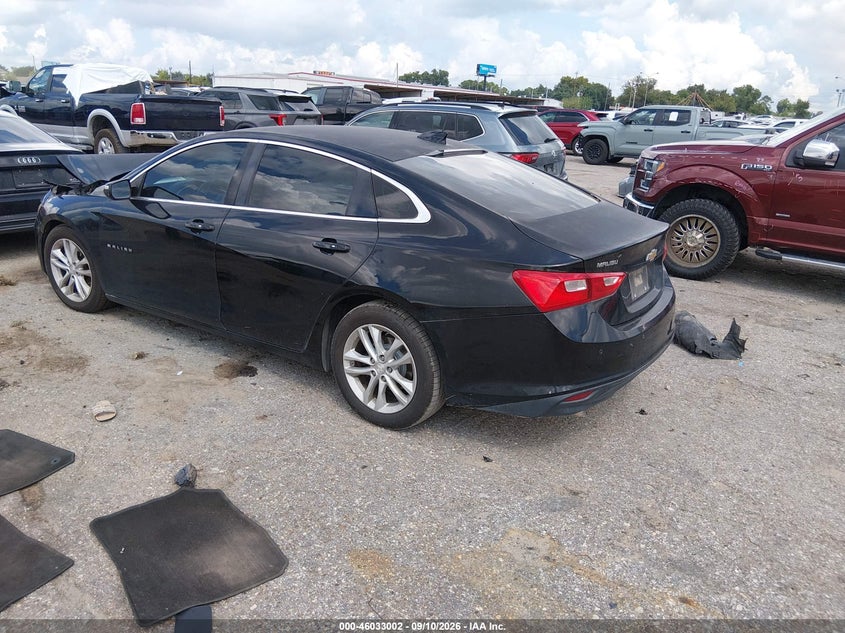 Vin: 1g1ze5st3hf225334, lot: 46532421, chevrolet malibu 1lt 20173