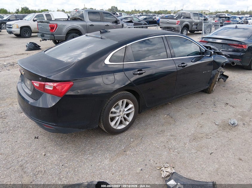 Vin: 1g1ze5st3hf225334, lot: 46532421, chevrolet malibu 1lt 20174