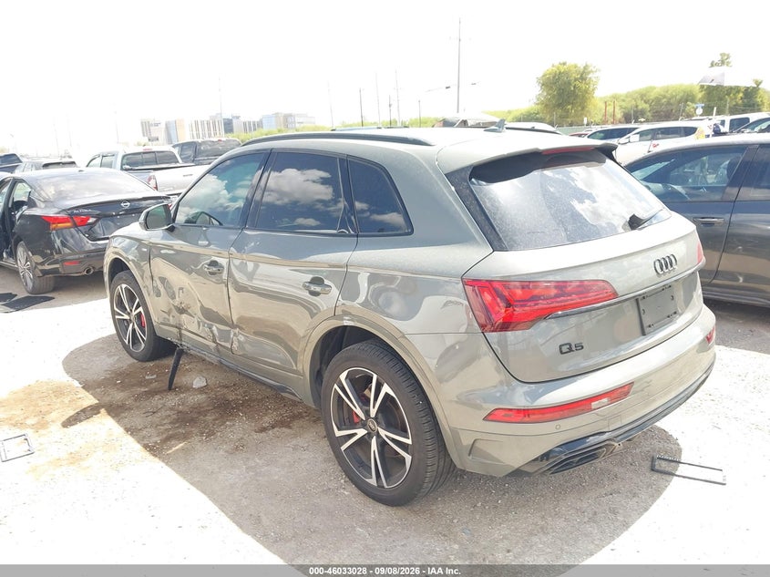 Vin: wa1eaafy5s2038198, lot: 46532447, audi q5 premium plus 45 tfsi s line quattro s tronic 20253