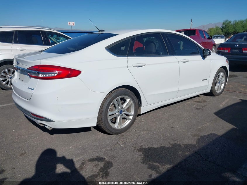 2018 FORD FUSION HYBRID auction photo 4