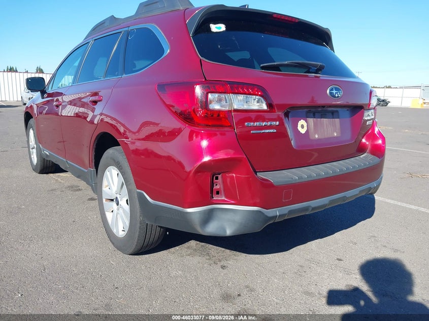 2016 SUBARU OUTBACK auction photo 6