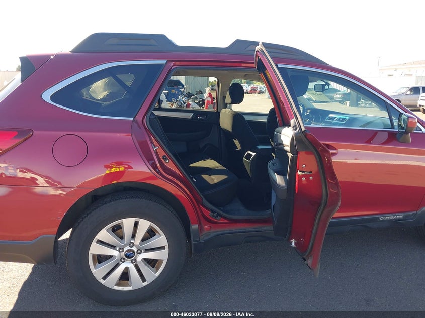 2016 SUBARU OUTBACK auction photo 8