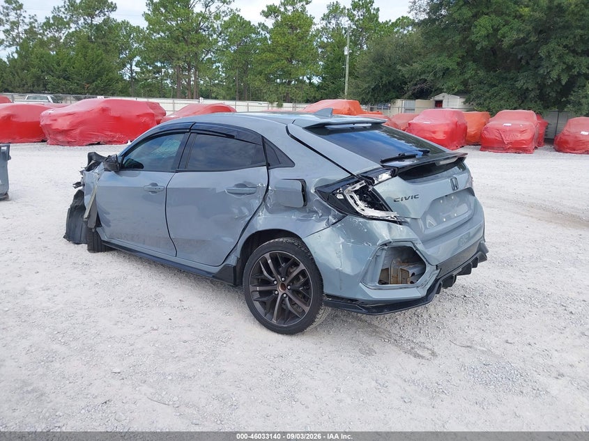 Vin: shhfk7h99mu201448, lot: 46532559, honda civic sport touring 20213