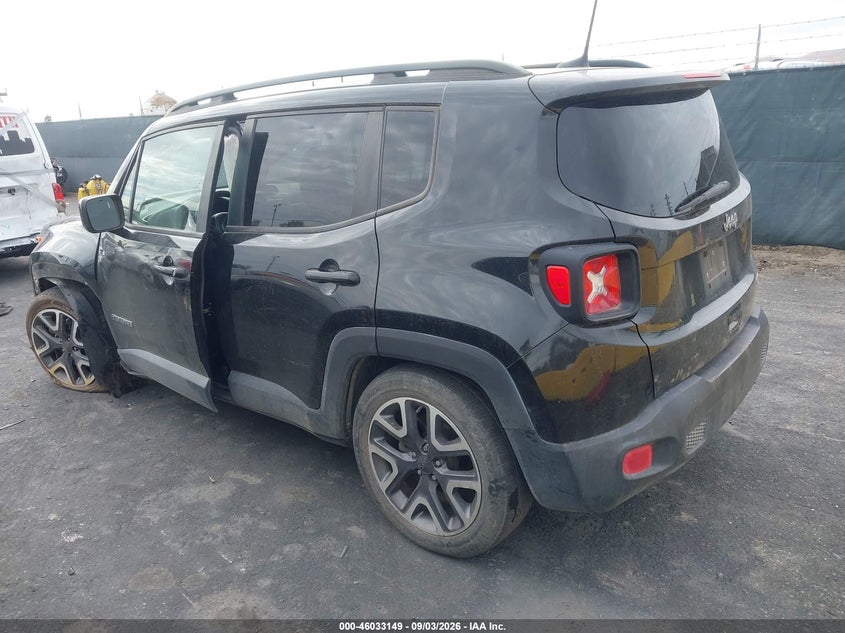 Vin: zaccjabb8jpj03979, lot: 46532568, jeep renegade latitude fwd 20183