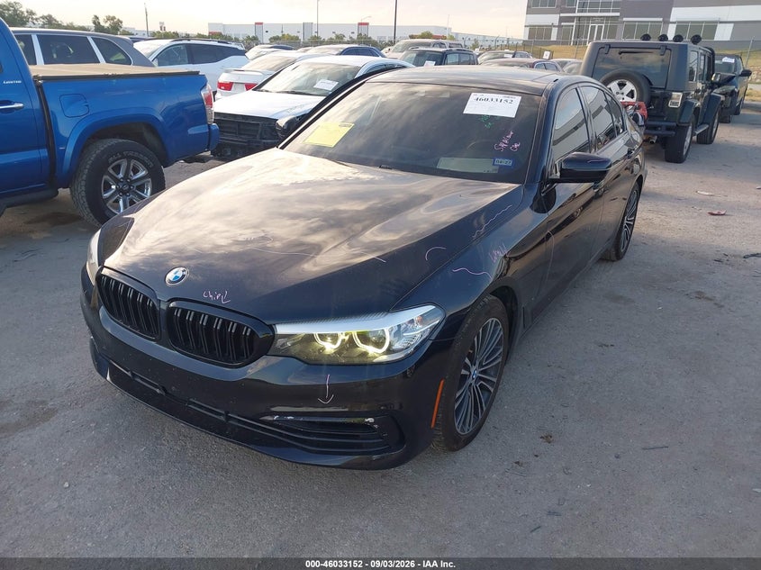 Vin: wbaje5c56kbm76963, lot: 46532571, bmw 540i 20192