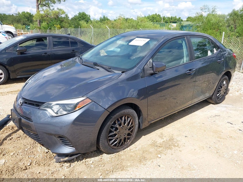 2015 TOYOTA COROLLA auction photo 2