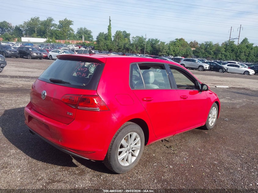 2016 VOLKSWAGEN GOLF auction photo 4