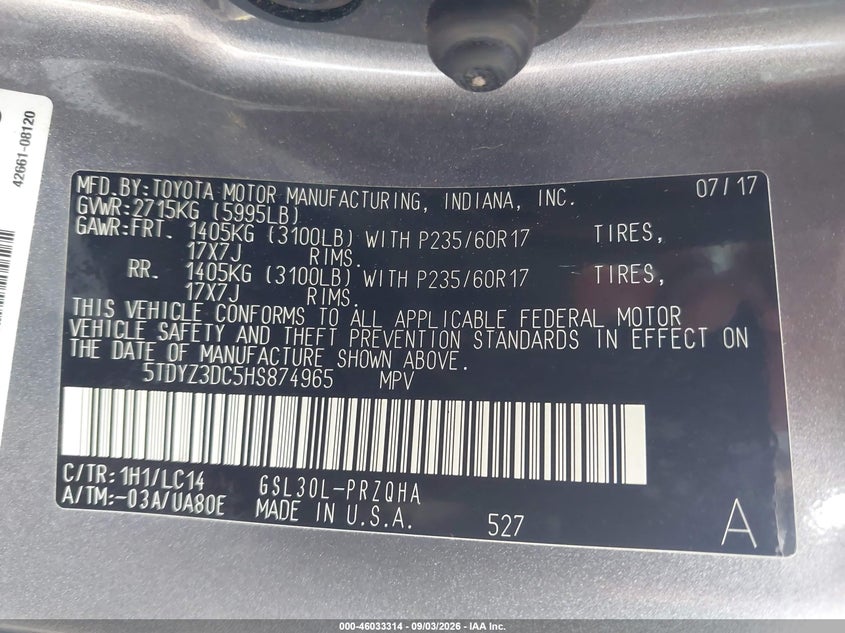 TOYOTA SIENNA - zdjęcie 9