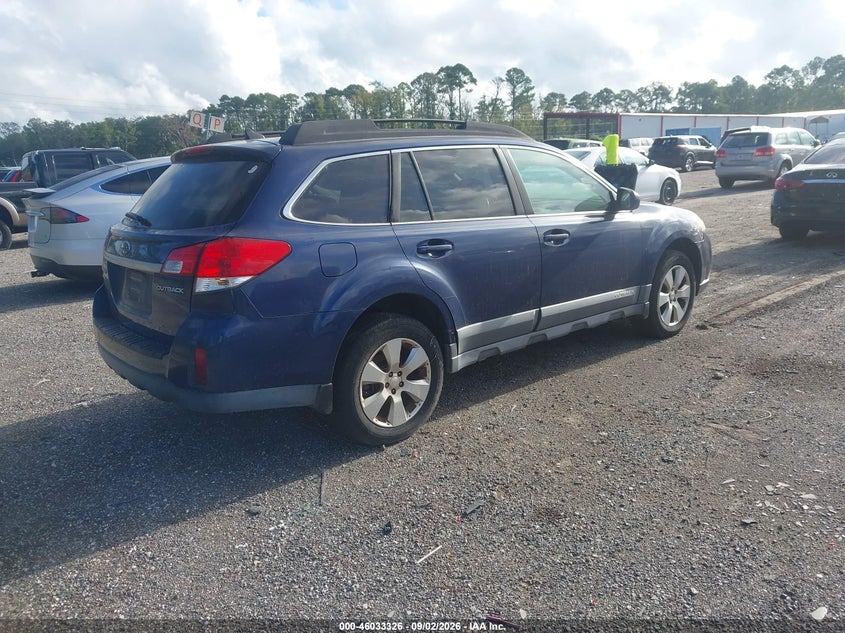 2011 SUBARU OUTBACK auction photo 4