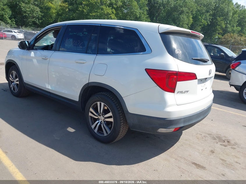 Vin: 5fnyf6h63jb031274, lot: 46532796, honda pilot ex-l 20183