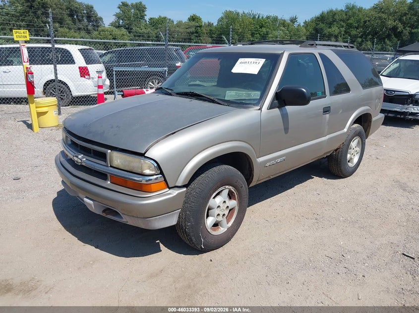 2005 Chevrolet Blazer, Обычный износ, IAAI, VIN 1GNCT18X05K106933 — фото 2
