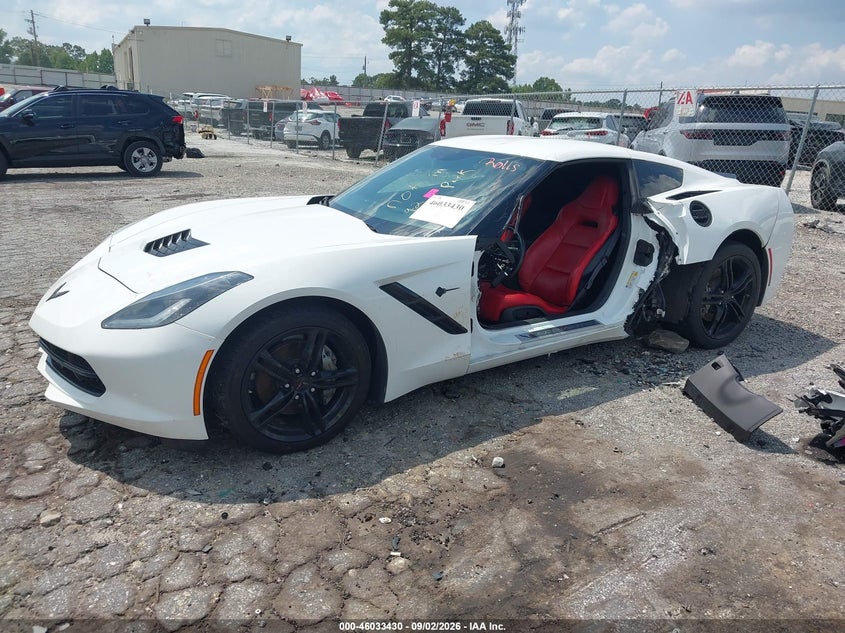 Vin: 1g1ya2d75g5102290, lot: 46532849, chevrolet corvette stingray 20162