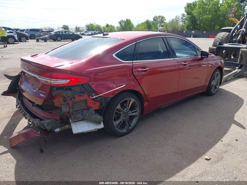 Vin: 3fa6p0vp1hr171059, lot: 46532907, ford fusion sport 20174