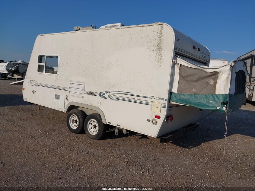 TRAIL-LITE BANTAM 19 TRAVEL TRAILER 2002 VIN 4WY200H2821017727
