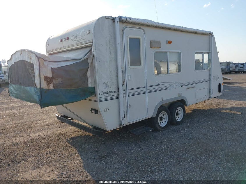 TRAIL-LITE BANTAM 19 TRAVEL TRAILER 2002 VIN 4WY200H2821017727