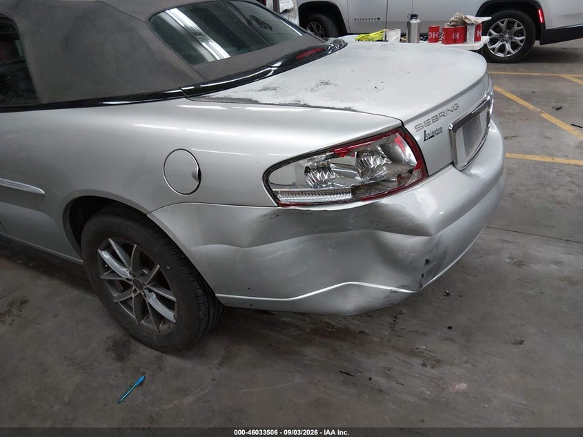 CHRYSLER SEBRING 2004 VIN 1C3EL55R24N276887