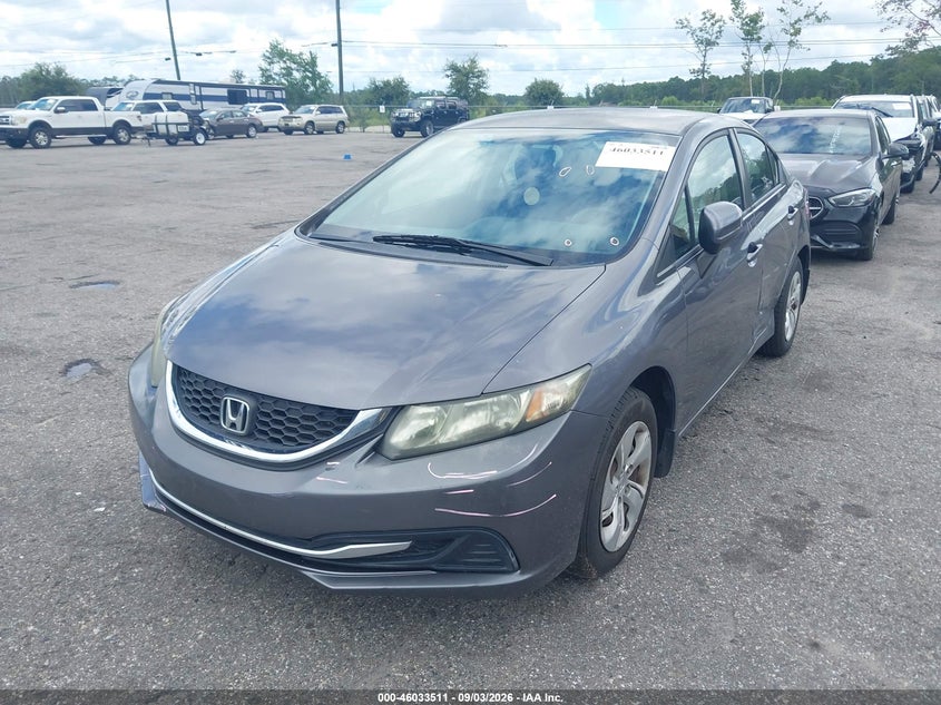 Vin: 19xfb2f52ee001748, lot: 46532930, honda civic lx 20142
