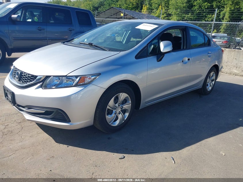 Vin: 2hgfb2f55dh573224, lot: 46532931, honda civic lx 20132