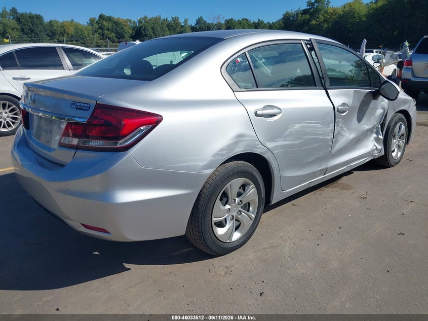 Vin: 2hgfb2f55dh573224, lot: 46532931, honda civic lx 20134