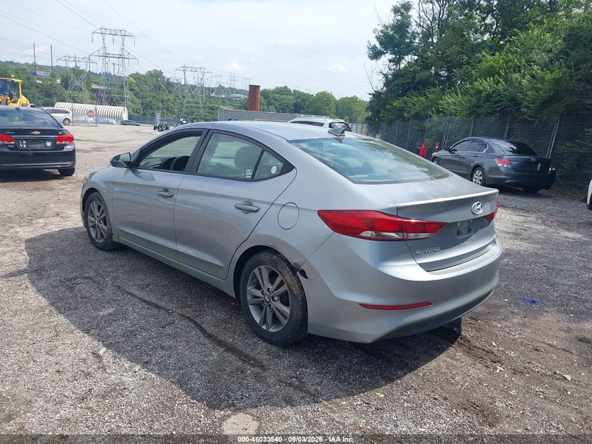 Vin: 5npd84lf9hh107080, lot: 46532959, hyundai elantra se 20173