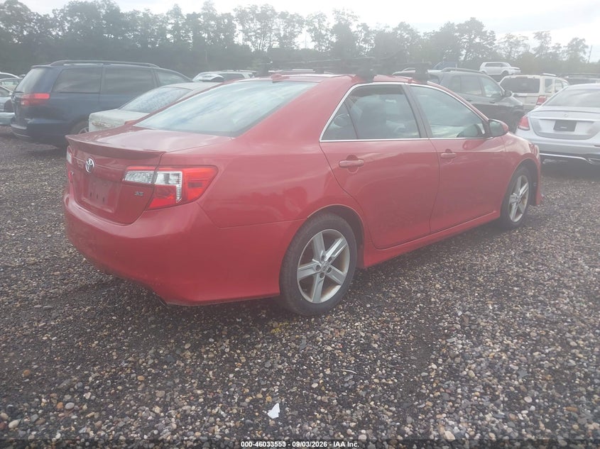 2012 TOYOTA CAMRY auction photo 4