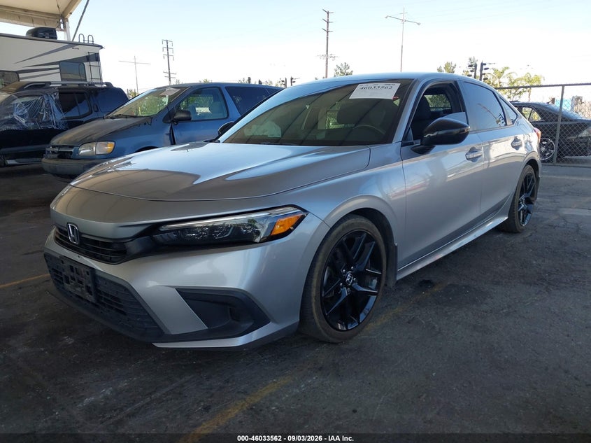 Vin: 2hgfe2f57nh566011, lot: 46532981, honda civic sport 20222