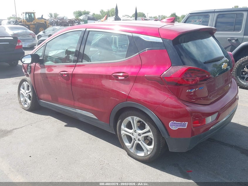 Vin: 1g1fw6s03j4139860, lot: 46532998, chevrolet bolt ev lt 20183