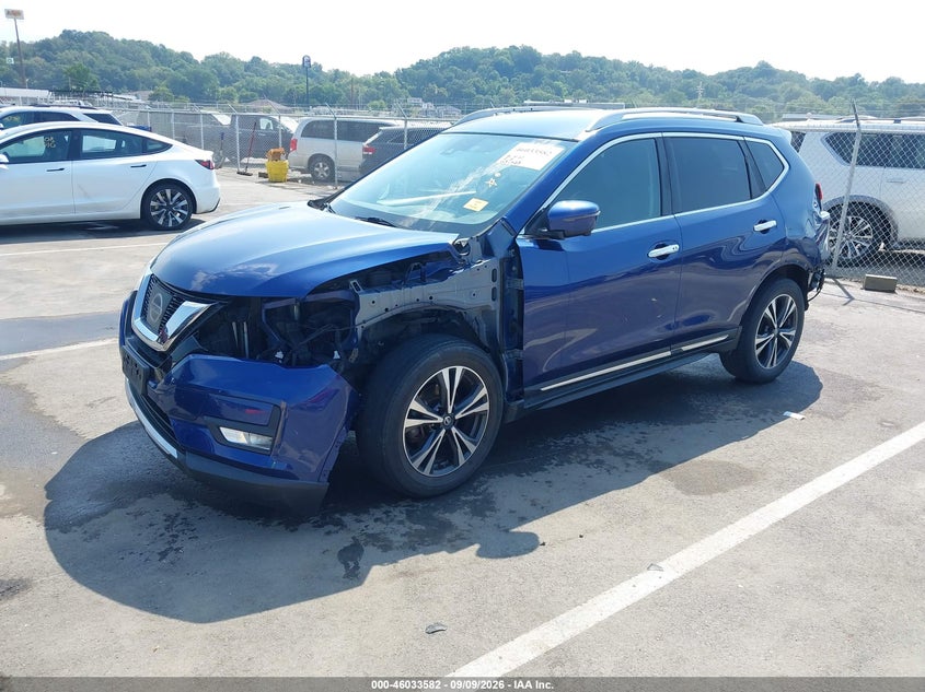 2017 Nissan Rogue, Rear, IAAI, VIN JN8AT2MT7HW407581 — photo 2