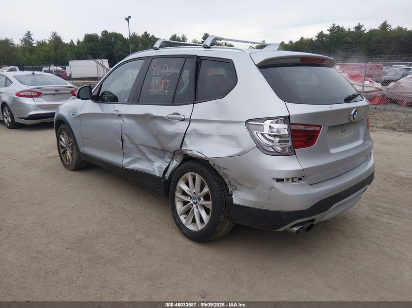 Vin: 5uxwx9c59g0d70456, lot: 46533006, bmw x3 xdrive28i 20163