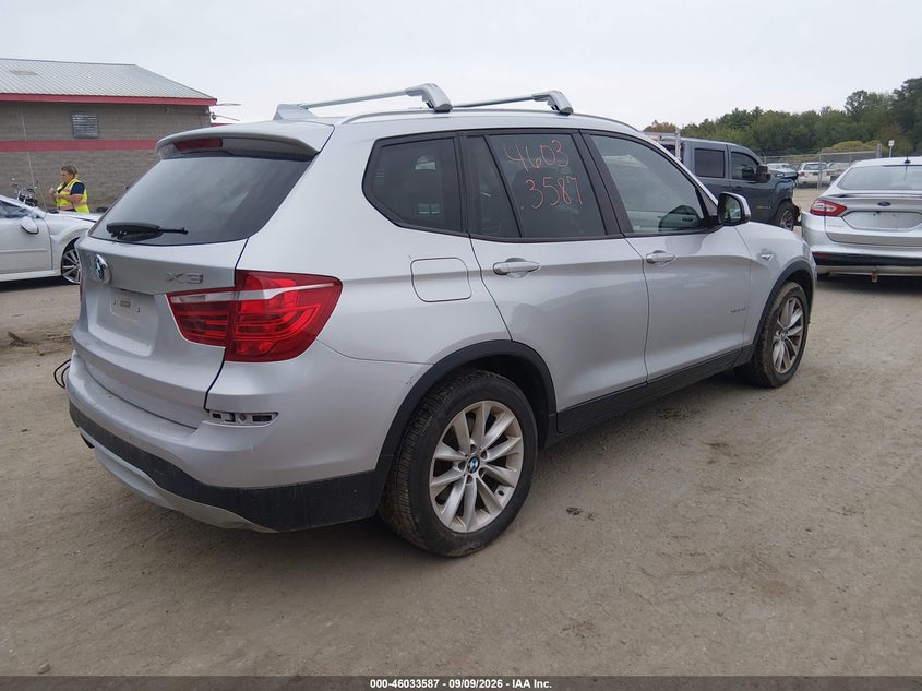 Vin: 5uxwx9c59g0d70456, lot: 46533006, bmw x3 xdrive28i 20164