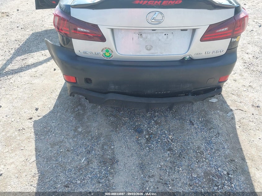 LEXUS IS 250 2007 VIN JTHCK262675010930