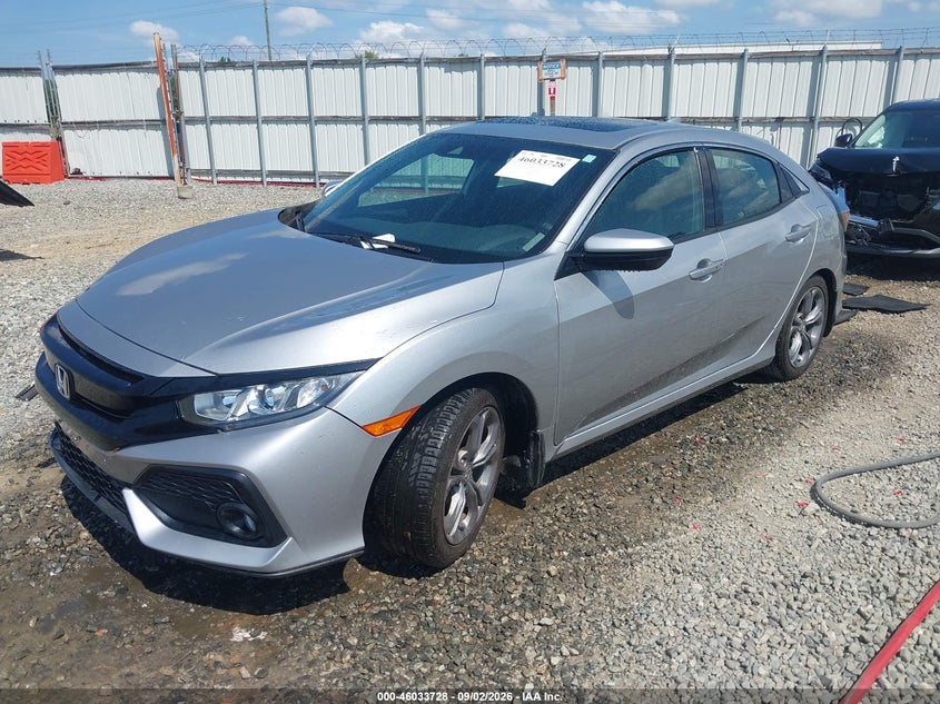Vin: shhfk7h68ku228644, lot: 46533147, honda civic ex 20192