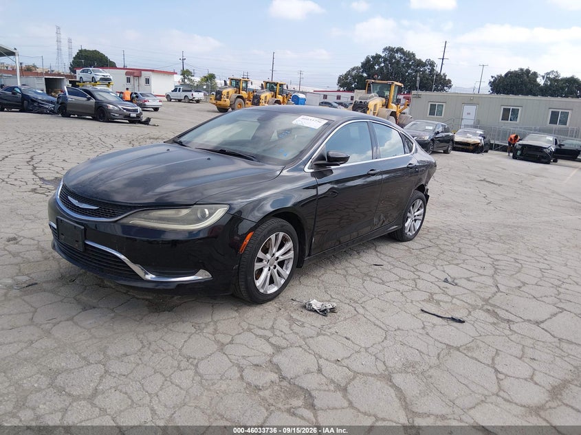 Vin: 1c3cccabxfn756425, lot: 46533155, chrysler 200 limited 20152