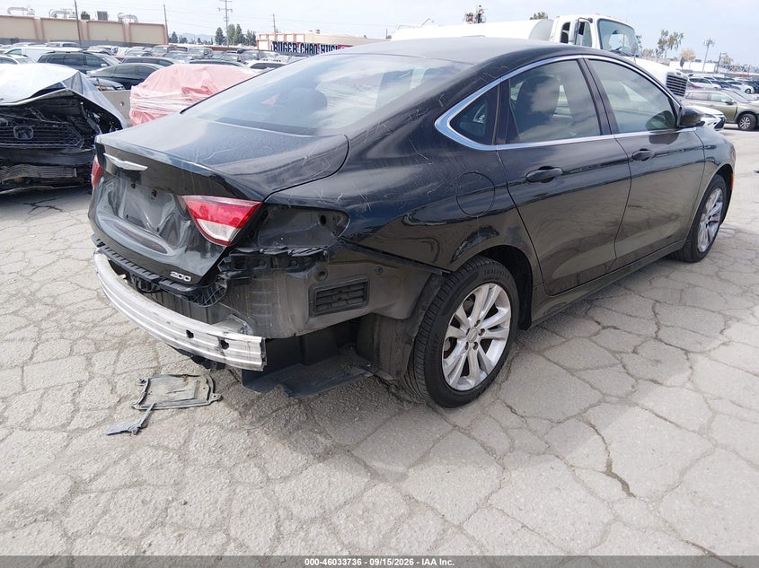 Vin: 1c3cccabxfn756425, lot: 46533155, chrysler 200 limited 20154