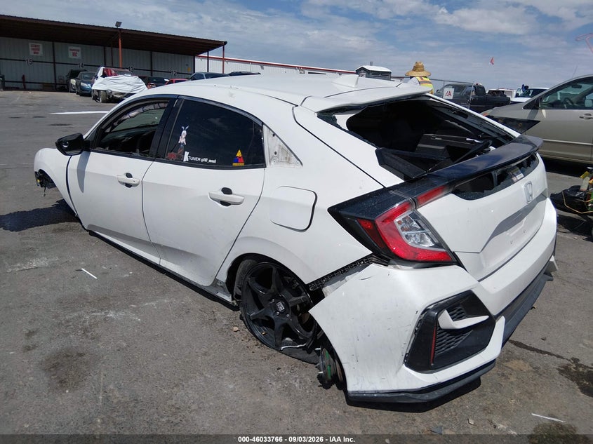 Vin: shhfk7h39lu408884, lot: 46533184, honda civic lx 20203