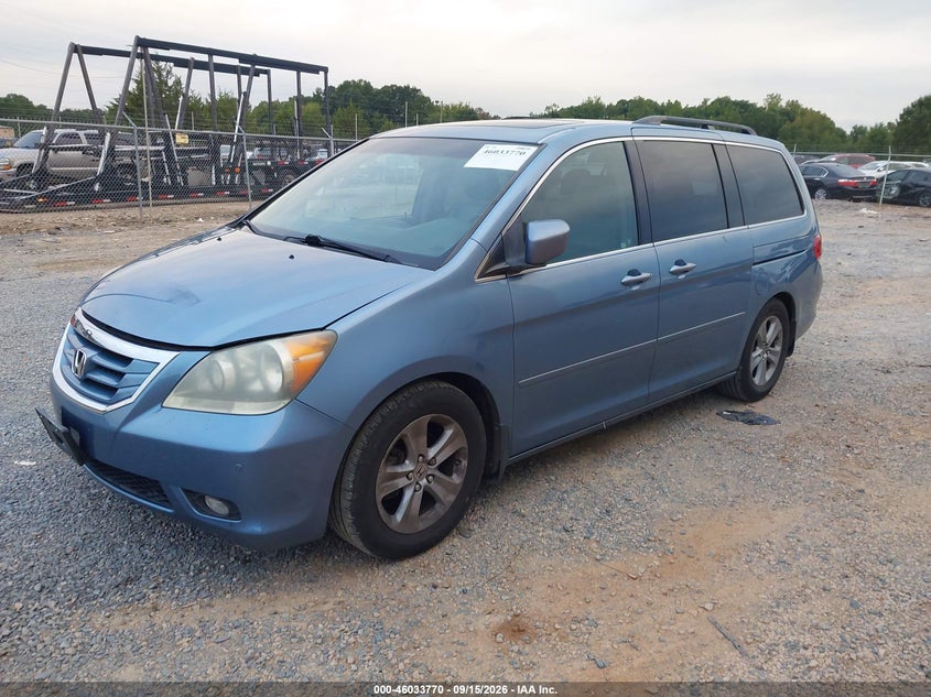 Vin: 5fnrl3h90ab043727, lot: 46533190, honda odyssey touring 20102