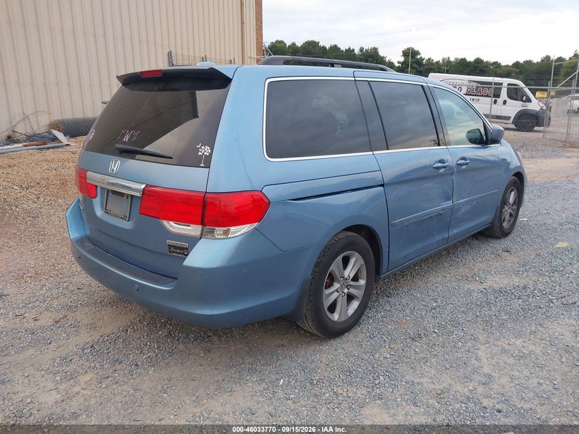 Vin: 5fnrl3h90ab043727, lot: 46533190, honda odyssey touring 20104