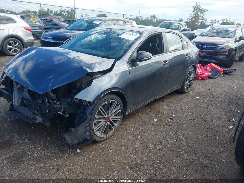 Vin: 3kpf44ac8le226569, lot: 46533197, kia forte gt manual 20202