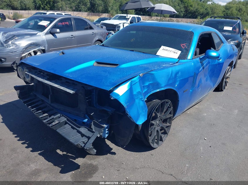 Vin: 2c3cdzfj2gh102724, lot: 46533208, dodge challenger r/t scat pack 20162