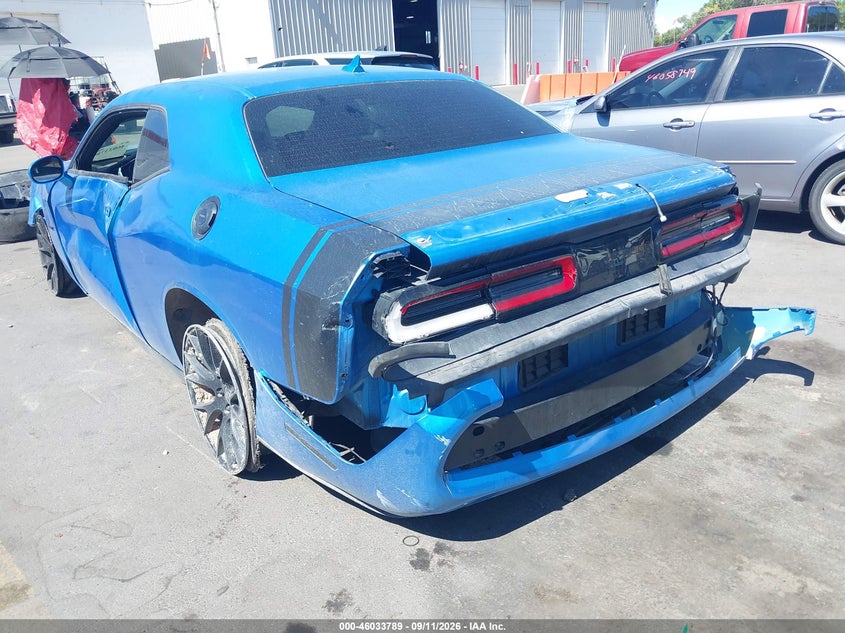 Vin: 2c3cdzfj2gh102724, lot: 46533208, dodge challenger r/t scat pack 20163