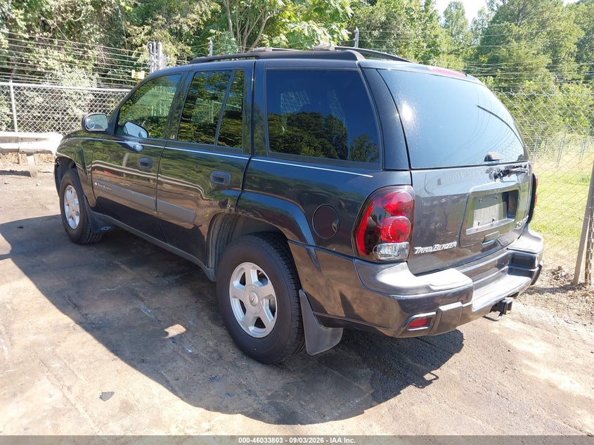 CHEVROLET TRAILBLAZER 2003 VIN 1GNDS13S632284877