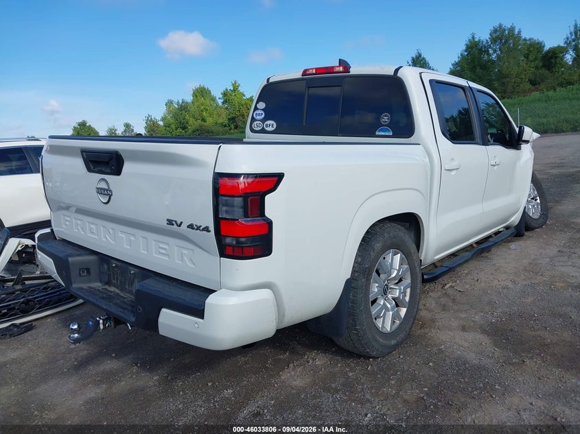 NISSAN FRONTIER 2022 VIN 1N6ED1EK1NN684509