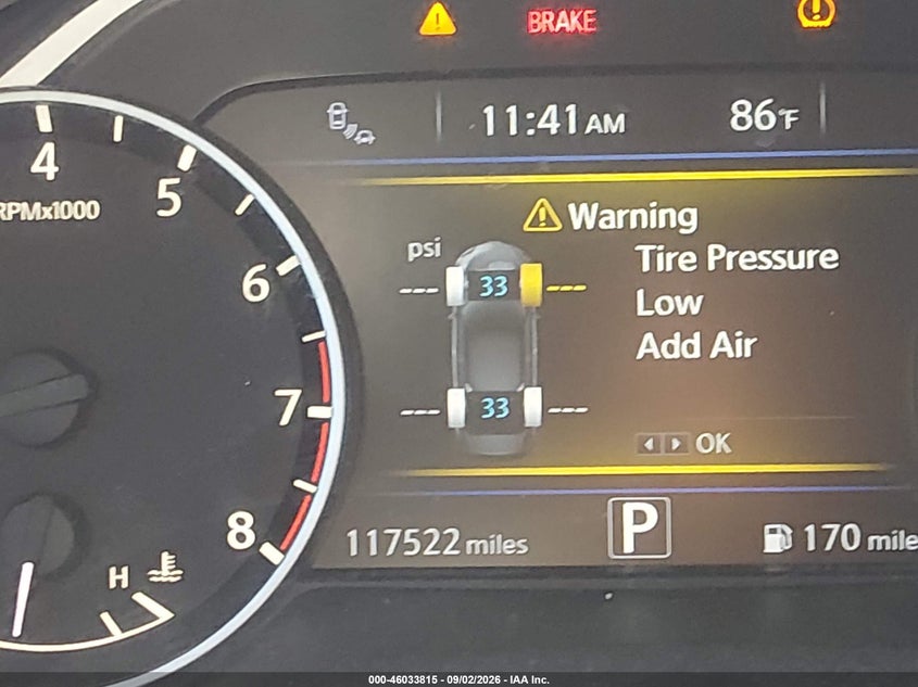 NISSAN MAXIMA 2017 VIN 1N4AA6AP6HC368795