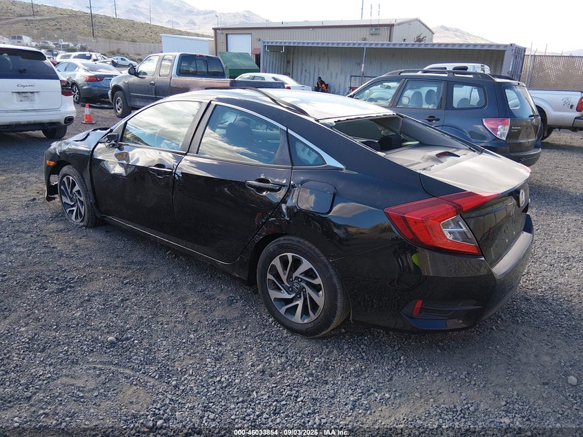 Vin: 19xfc2f71ge200839, lot: 46533273, honda civic ex 20163