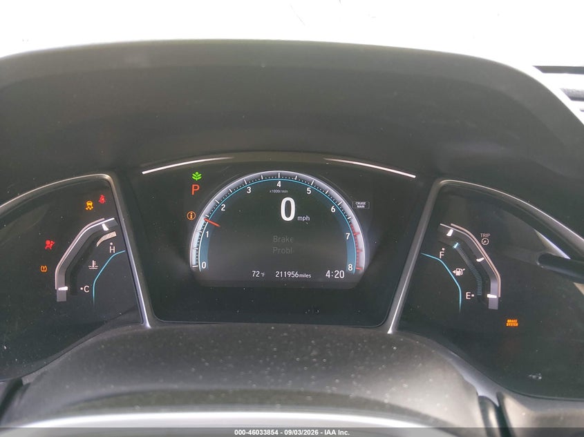 2016 HONDA CIVIC auction photo 7